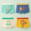 Cuecas Boxer Infantis de Verão Desenho Animado Respiráveis Sem Apertar Shorts para Meninos Venda por Atacado de Cuecas Boxer para Crianças Pequenas, Médias e Grandes