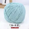 Fio de Algodão Oco para Quatro Estações 2mm Algodão Linho Tricô Manual DIY Chapéu Bolsa Crochê Capa de Copo Fio Redondo Coreano