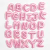 Patches bordados coloridos de letras transfronteiriços, patches para reparo de furos em roupas, decoração DIY para mochilas, 26 patches de letras em inglês