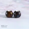 Contas Cerâmicas Esmaltadas Florais Coloridas de 12mm Acessórios para Pulseira com Furo Grande Peças Pequenas Contas Soltas Acessórios para Joias DIY