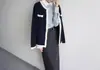 Falda Larga de Tiro Alto Color Gris Paloma con Abertura Hasta la Rodilla, Cintura de Moda y Elegante Pantalón para Ropa de Trabajo