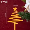 Decoração de Bolo de Sobremesa para Festa de Natal de 2026 Feliz Natal Cartão Acrílico Homem de Gengibre Floco de Neve Plug-in