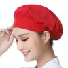 Gorros de Trabajo Frescos y Transpirables para Taller, Gorros de Algodón para Mujeres y Hombres, Gorros de Malla para Fábrica, Gorros de Chef, Gorros Sanitarios a Prueba de Polvo para Cocina, Gorros para Alimentos