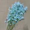 Flores Artificiales Colgantes de Techo de Rama Alta: Trébol de Cuatro Hojas, Orquídea Sentimental, Begonia como la Nieve, Flor de Ylang-Ylang, Flor Ding-Dong, Flor de Plumeria