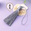 Nudo chino borla pendiente de oreja pendientes marcapáginas diy colgante de abanico de oreja para colgar accesorios de ropa cheongsam Hanfu material