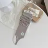 Novas meias finas de seda de uso duplo para verão sem pé para mulheres, meias estilo ballet empilhadas, cor sólida, adequadas para combinar com pantufas, meias de cano longo