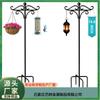 Artesanía de metal de hierro transfronterizo, decoración de patio exterior francesa, gancho de pastor, gancho para suministros de boda, gancho