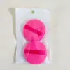 Esponja de Terciopelo de Doble Cara para Polvos Sueltos Algodón Suave Redonda Grande Terciopelo de Cristal Polvo Seco Polvo de Miel Set de Esponjas de Terciopelo para Maquillaje