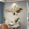 Relógio de luxo de luz americana Sala de estar Arte moderna Hangwatch Home Relógio Moda criativa decoração de parede simples Relógio de parede