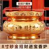 Atacado queimador de incenso de cerâmica para colocar ouro adoração doméstica Guanyin caráter financeiro sob demanda Difusor de aroma incenso inserção ornamentos