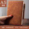 Caderno A5 Atacado Bloco de Notas Empresarial B5 Couro Sintético Simples Extra Grosso Diário Espesso para Estudante Logotipo Personalizado