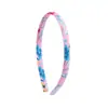 Diadema Europea y Americana para el Día de Pascua Linda Estampilla de Cabello Estampada con Estrellas de Cinco Puntas para Niños Conjunto Simple de Tela de 1 cm Accesorios para el Cabello Diadema