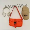 Bolso cruzado para mujer, Bolso pequeño texturizado para ir al trabajo, Bolso de hombro de marca simple y moderno para parejas, Bolso ligero de moda para exteriores para hombres