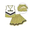 Conjunto Esportivo de Malha Fina Respirável de Verão para Crianças Meninos e Meninas Manga Curta Shorts Conjunto de Duas Peças Moda Casual Tendência