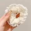 Gravata de Cabelo Elegante e Suave Estilo Coreano 2025 para Mulheres, Nova Faixa de Cabelo de Renda para Penteados de Coque, Acessório de Cabelo