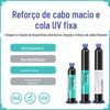 Colagem de Componentes Eletrônicos Cola de Cura UV Fixação de Placas de Circuito Impresso Cola Sem Marcação Fixação de Cabos Flexíveis Reforço Cola UV
