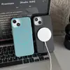 Funda Oficial de Cuero Liso con Textura TPU para Teléfono Móvil Adecuada para Apple 1615Promax Delgada Círculo Magnético Anti-Caída Cubierta Protectora