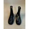 Botines de Tobillo de Tacón Alto con Punta Redonda Retro para Mujer 2026 Otoño Invierno Nuevos con Tacón Grueso Suela Gruesa Versátiles Aumentan la Altura Botas Martin Botas Adelgazantes