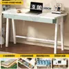 Escritorio Simple para el Hogar Mesa de Estudio Habitación de Alquiler Escritorio de Oficina Rectangular Banco de Trabajo Escritorio para Computadora Mesa de Escritorio