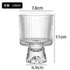 Vasos de vidrio de alta calidad, diseño con vista a la montaña, vasos de moda y creativos para bebidas y jugos, copas de agua de tallo largo, tazas de café, venta al por mayor directamente del fabricante