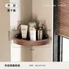 Estante de Almacenamiento Triangular para Baño, Montado en Pared, Sin Taladro, Drenable, para Champú y Gel de Ducha