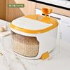 Cubo de Arroz Doméstico a Prueba de Insectos y Humedad Barril Sellado Contenedor Tanque para Granos Harina de Arroz de Gran Capacidad Tanque de Almacenamiento de Arroz de Grado Alimenticio
