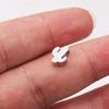 Colgante de cuenta de agujero pequeño de cactus de planta de 10*8 mm acero inoxidable espejo de doble cara accesorios de joyería DIY agujero de 1,8 mm