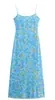 Vestido de malla de seda estampado de moda europea y americana transfronteriza más vendido de AliExpress