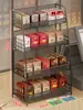 Prateleira Pequena para Lanches no Balcão do Supermercado Rack para Cigarros Rack de Exibição Mesa de Caixa de Conveniência Rack Pequeno de Armazenamento de Mesa para Chicletes