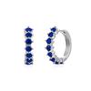 Pendientes de plata s925 con microincrustaciones de circonitas coloridas, modernos, con hebilla para la oreja, sencillos, de moda, para mujer