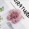 Broche de flor de gaze novo direto da fábrica, acessórios de cabelo de flor feitos à mão para DIY, acessórios de flor para chapéu, acessórios para roupas