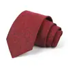 Gravata Masculina para Negócios, Banquete, Uso Casual, Gravata de Luxo, Estampa Jacquard de Seda Poliéster, Logo Bordado, Atacado Personalizado