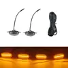 Luz Amarela Pequena 12V Caminhonete Off-Road Suv Carro Grelha Modificação Luz de Advertência Universal Luz Diurna LED Luz Decorativa