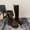 Botas de estilo retro moderno de Hong Kong para chica, temperamento elegante, ajustadas, a la moda, estilo popular 2024, zapatos de mujer, tendencia de moda, adulto