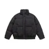 Roupas de Algodão Novas de Inverno Roupas de Algodão Limpas com Gola Alta Unissex Jaqueta Curta de Algodão Espessada Masculina Design Simples Roupa Externa Verde