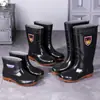 Botas de chuva masculinas de silicone, impermeáveis, antiderrapantes e resistentes a odores com frete grátis, botas de chuva masculinas duráveis de cano alto, botas de chuva de cano longo, impermeáveis e antiderrapantes