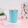 Taza de vacío de doble capa transfronteriza nueva 12oz mini taza de hielo de acero inoxidable taza cónica portátil para coche