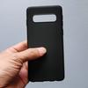 Adecuado para Funda de Teléfono Móvil Samsung Galaxy S10 S10+ Cubierta Protectora G9730 Silicona Escarchada G9750 Suave Anticaídas y Arañazos