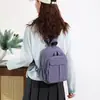 Bolsa de Ombro Dupla Multifuncional Transfronteiriça Feminina Nova Leve Casual ao Ar Livre Bolsa de Peito Nylon Repelente à Água Mochila de Viagem para Estudante