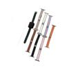 Correa ajustable con hebilla magnética plateada inteligente para reloj Apple S9 de silicona y cuero Apple Watch 8/7