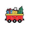 Insignia Broche Metálico Navideño Serie de Nuevo Producto Transfronterizo con Forma de Pingüino, Muñeco de Nieve, Coche y Oso de Dibujo Animado Lindo