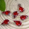 Taladro de Garra Acrílico Colorido Marquise Milenio 8*13mm Garra D Fondo Plateado Taladro Cosido a Mano Taladro DIY Ropa Joyería Accesorios