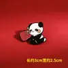 Broche de estrela vermelha do Dia Nacional, distintivo fofo de panda, lembrança de feriado para estudantes, acessório de pino criativo personalizado