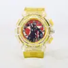 Reloj infantil Capitán América dibujos animados superhéroe LED electrónico estudiante de primaria manecillas alfabetización cuarzo