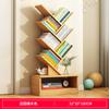 Librero Yijiada Multicapa Simple Pequeño Estantería de Piso con Forma de Árbol Estante de Almacenamiento Creativo Escritorio de Estudiante Estante de Almacenamiento Moderno
