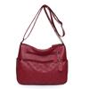 Nova moda feminina em relevo bolsa mensageiro ombro europeu e americano retro multi-camada de grande capacidade mochila mãe saco atacado