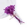 Ramos pequeños al por mayor de gypsophila, flores preservadas, flores secas, decoraciones de pared, mini ramos de cuerda de cáñamo, arreglos florales, tarjetas para manualidades