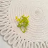 Plantas Aquáticas Artificiais e Acessórios Verdes, Acessórios de Folhas de Plantas Falsas, Materiais DIY para Paisagismo, Decoração de Broche de Eucalipto de Três Galhos
