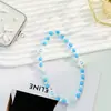 Cadena de Cuentas de Cristal Coloridas Estilo Mismo que Park Caiying Colgante de Correa para Teléfono Móvil Correa de Muñeca Corta Personalizada Versátil Nuevo Estilo para Mujer