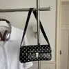 Bolsa de Hombro Única para Mujer 2026 Nueva Elegante de Gran Capacidad Moda Estilo Coreano Hebilla de Cierre Retro Texturizada de Comercio Exterior con Lunares